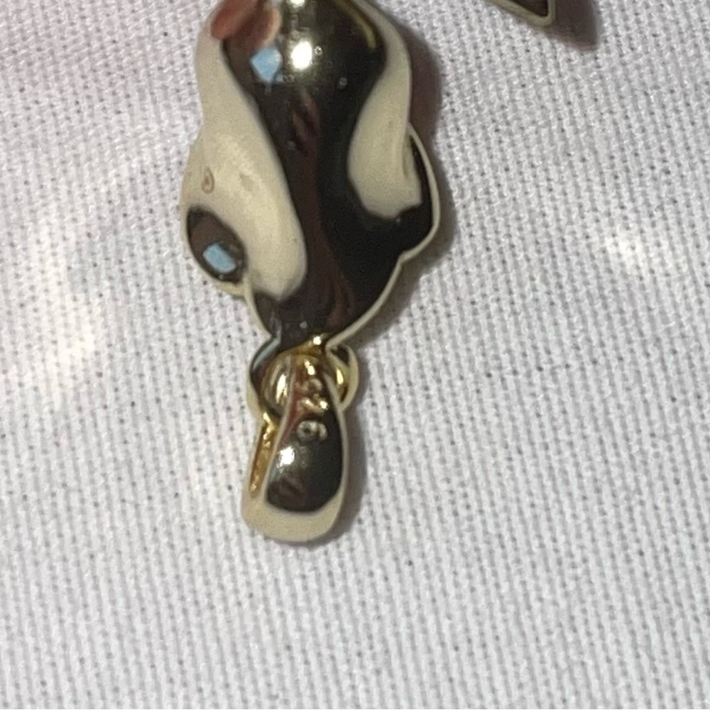 18k gold vermeil over 925 high quality sterling silver rose necklace. NWOT. - Picture 3 of 6